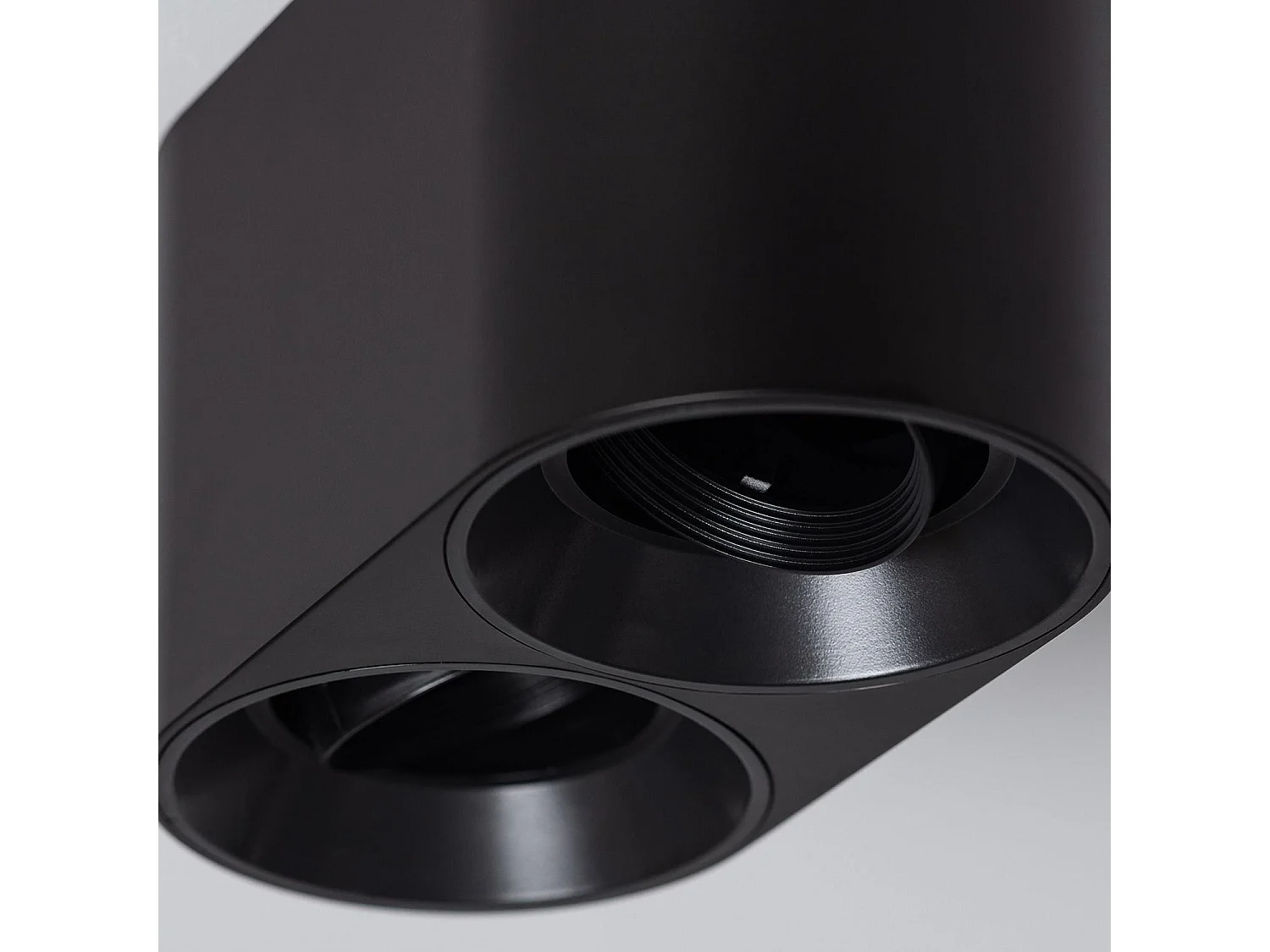 Plafonnier Space Double Noir