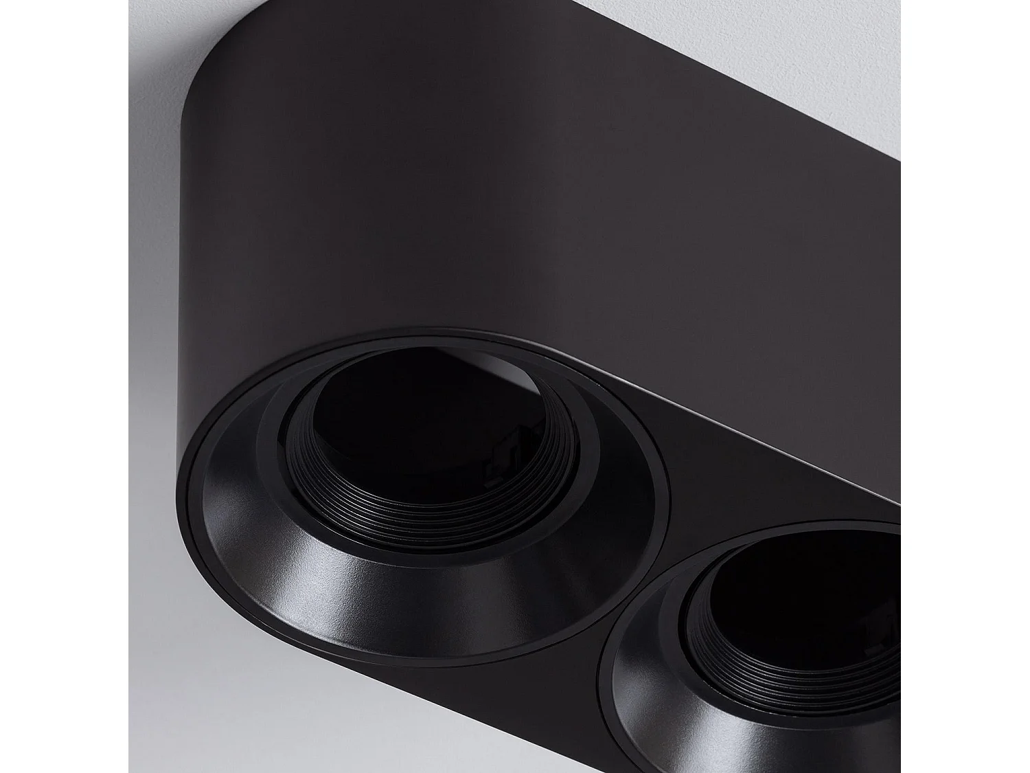 Plafonnier Space Double Noir