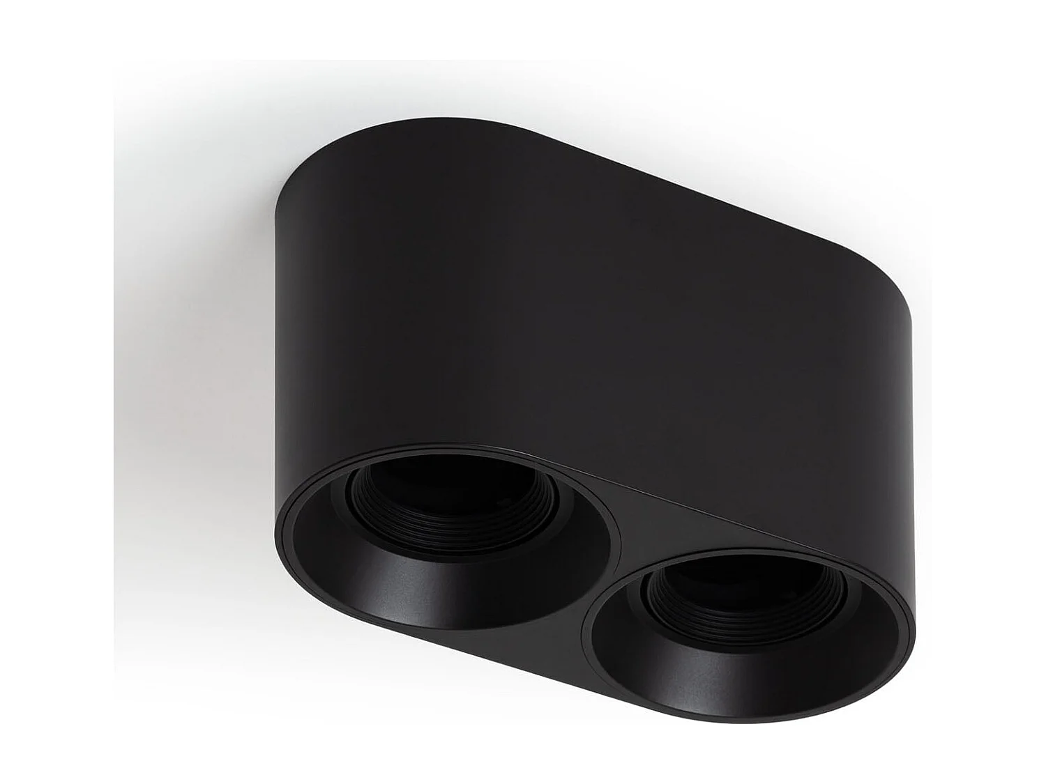 Applique da Soffitto Doppio Space Nero