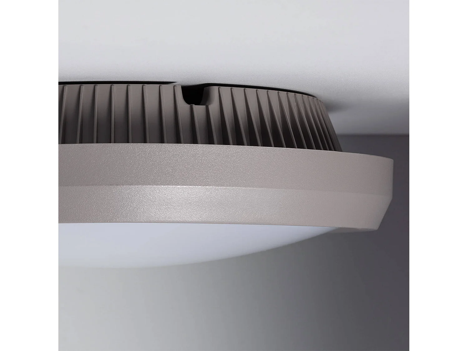 Plafoniera Circolare per Esterno Ø300 mm IP65 Curio Grigio Grigio