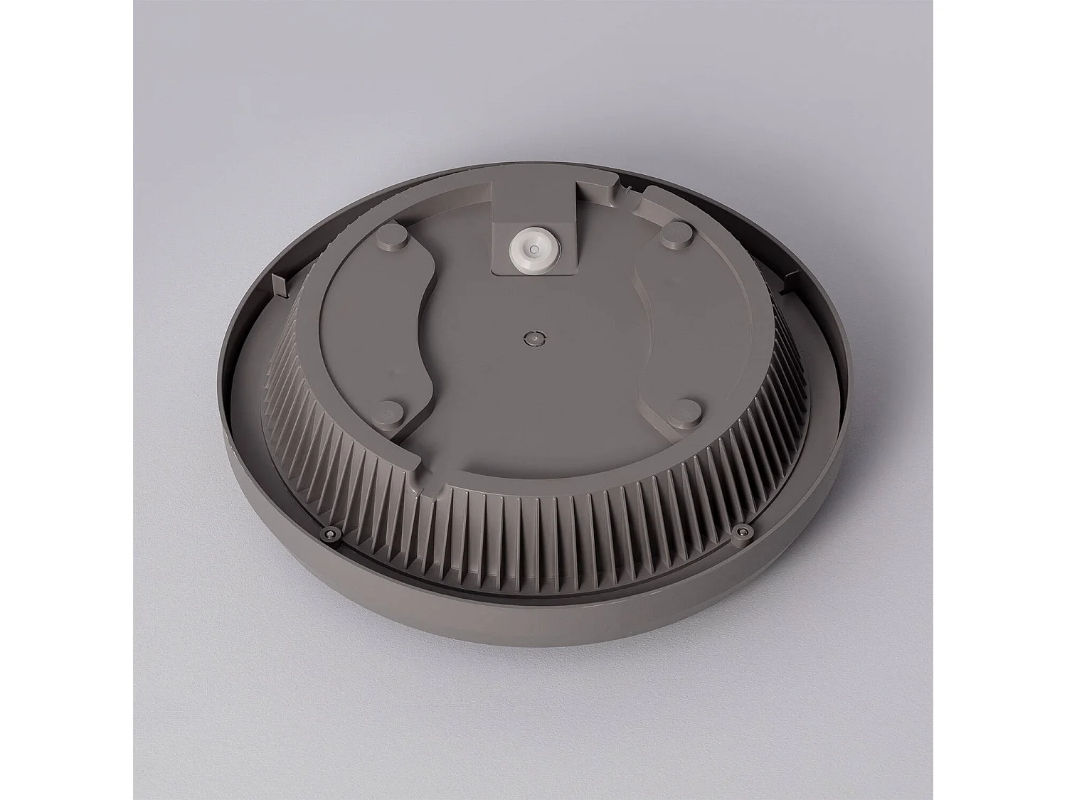 Plafoniera Circolare per Esterno Ø300 mm IP65 Curio Grigio Grigio