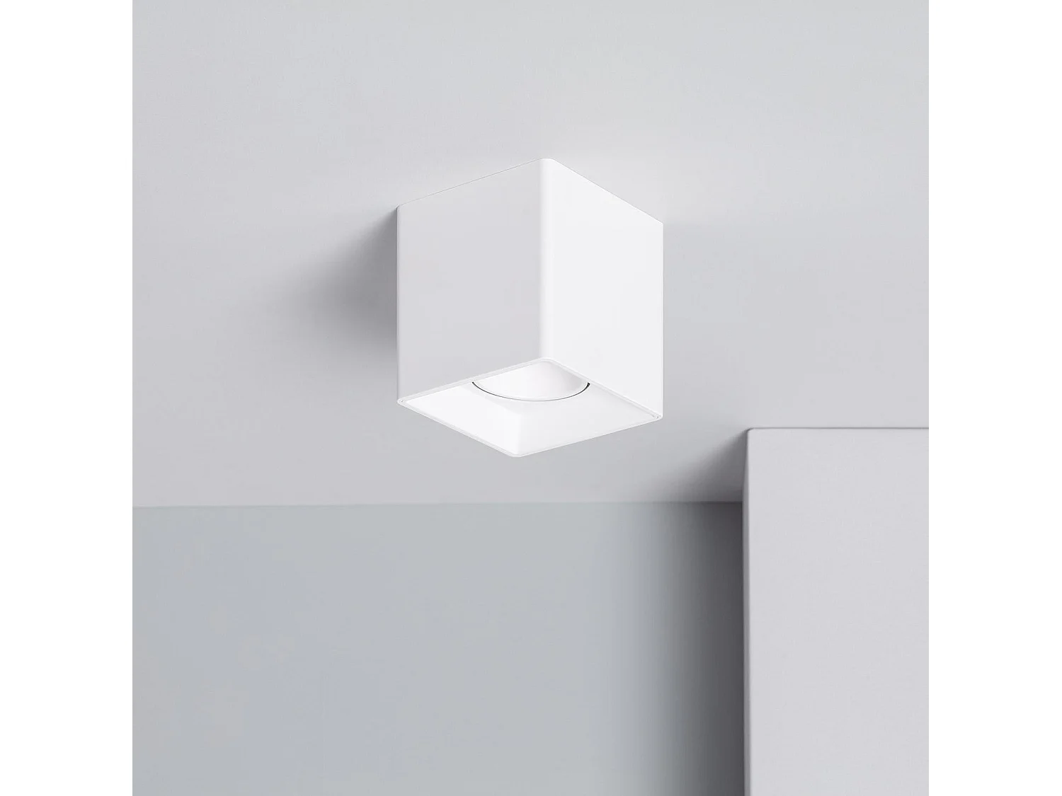 Plafonnier Blanc Jaspe  Blanc