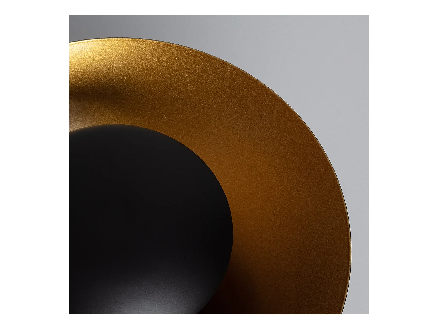 Lámpara de Techo Metal Darvoza Negro - Oro