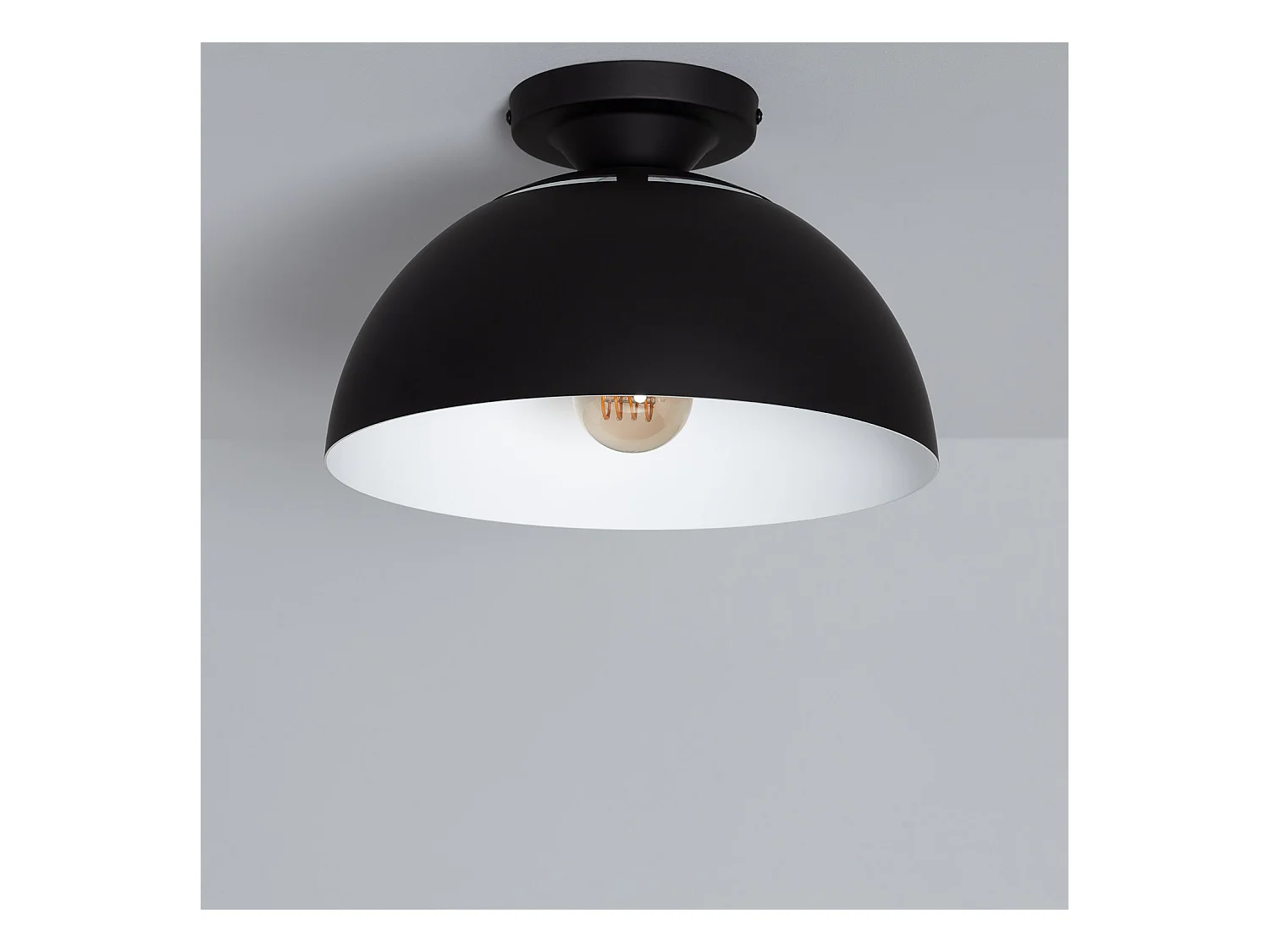 Plafonnier Aluminium Deméter Noir