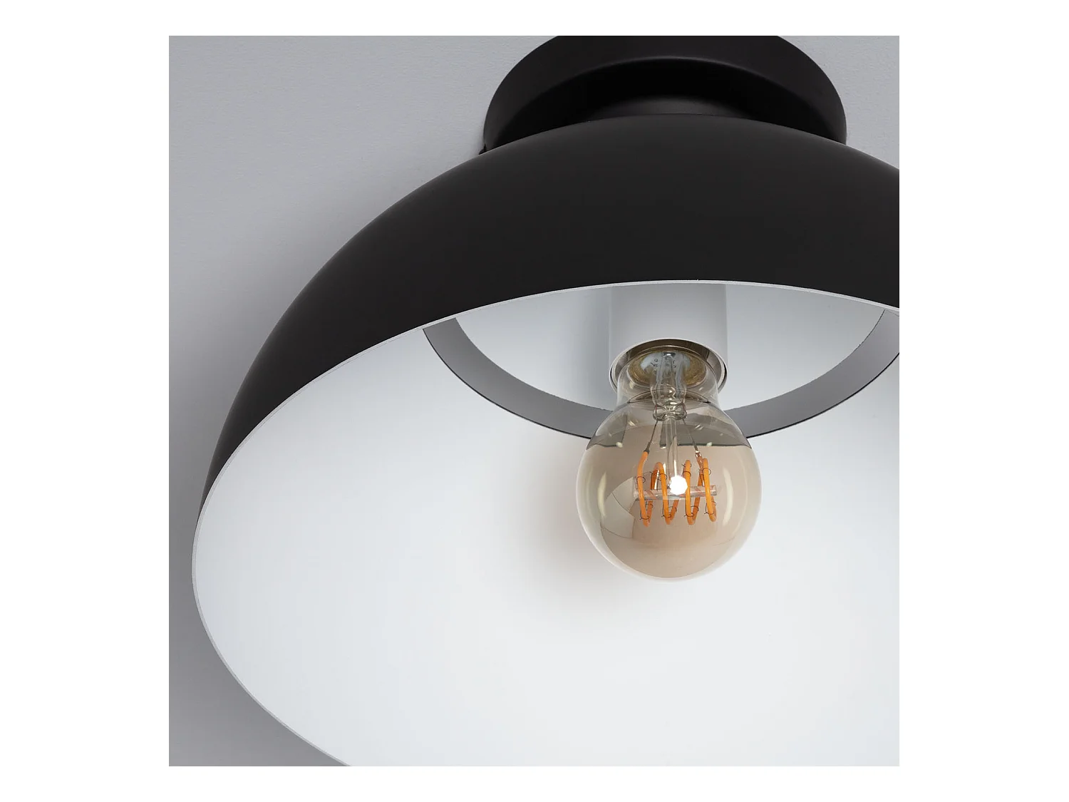 Plafonnier Aluminium Deméter Noir