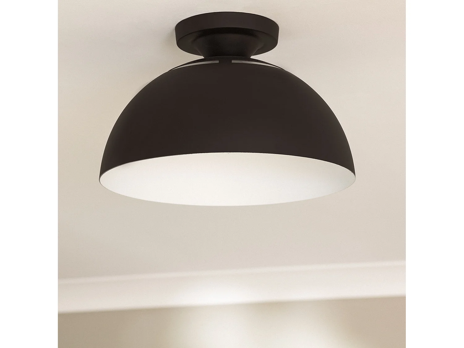 Plafonnier Aluminium Deméter Noir