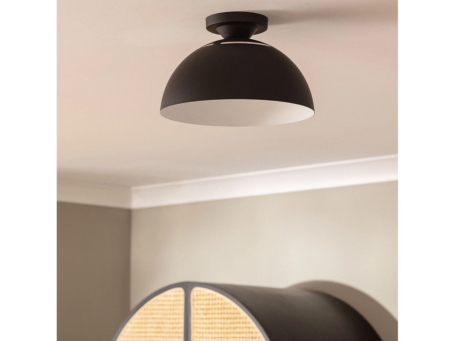 Plafonnier Aluminium Deméter Noir