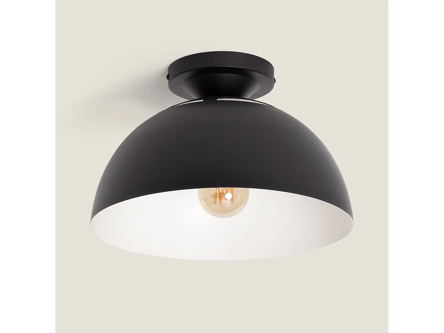 Plafonnier Aluminium Deméter Noir