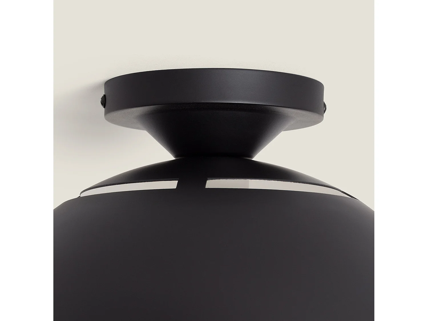 Plafonnier Aluminium Deméter Noir