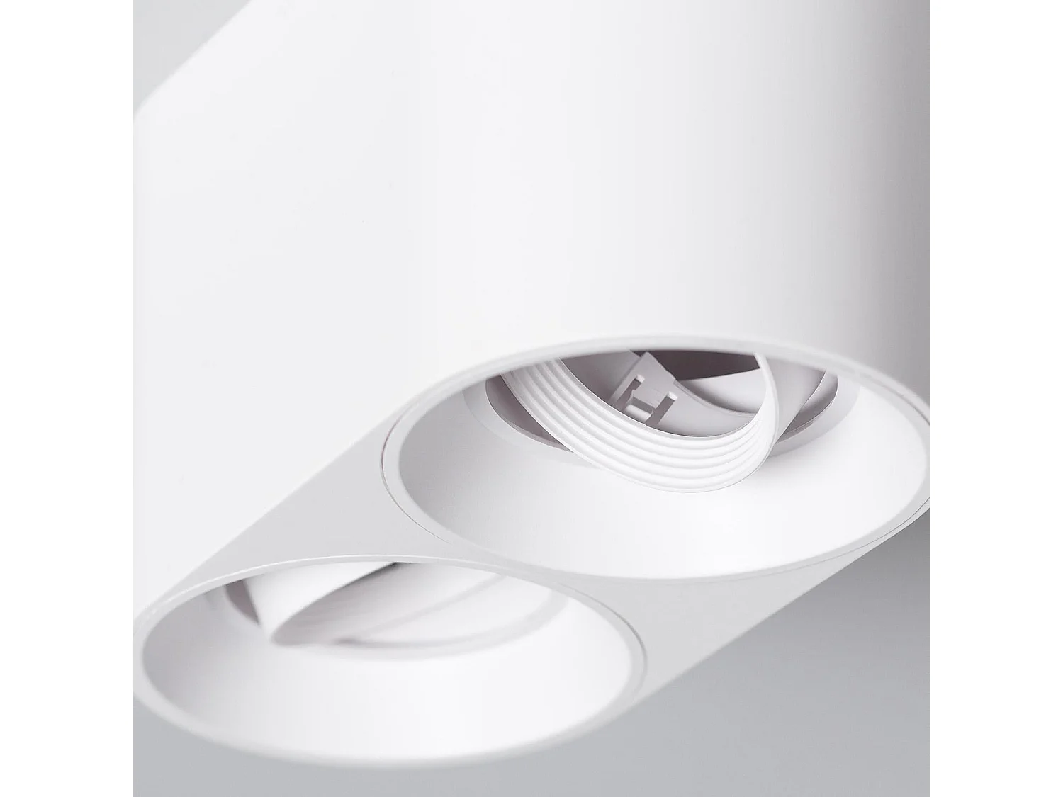 Plafonnier Space Double Blanc