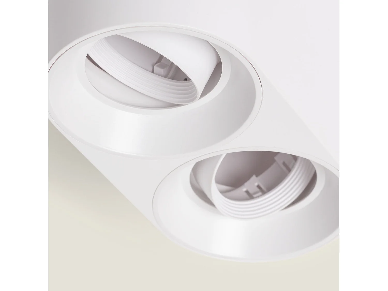 Plafonnier Space Double Blanc