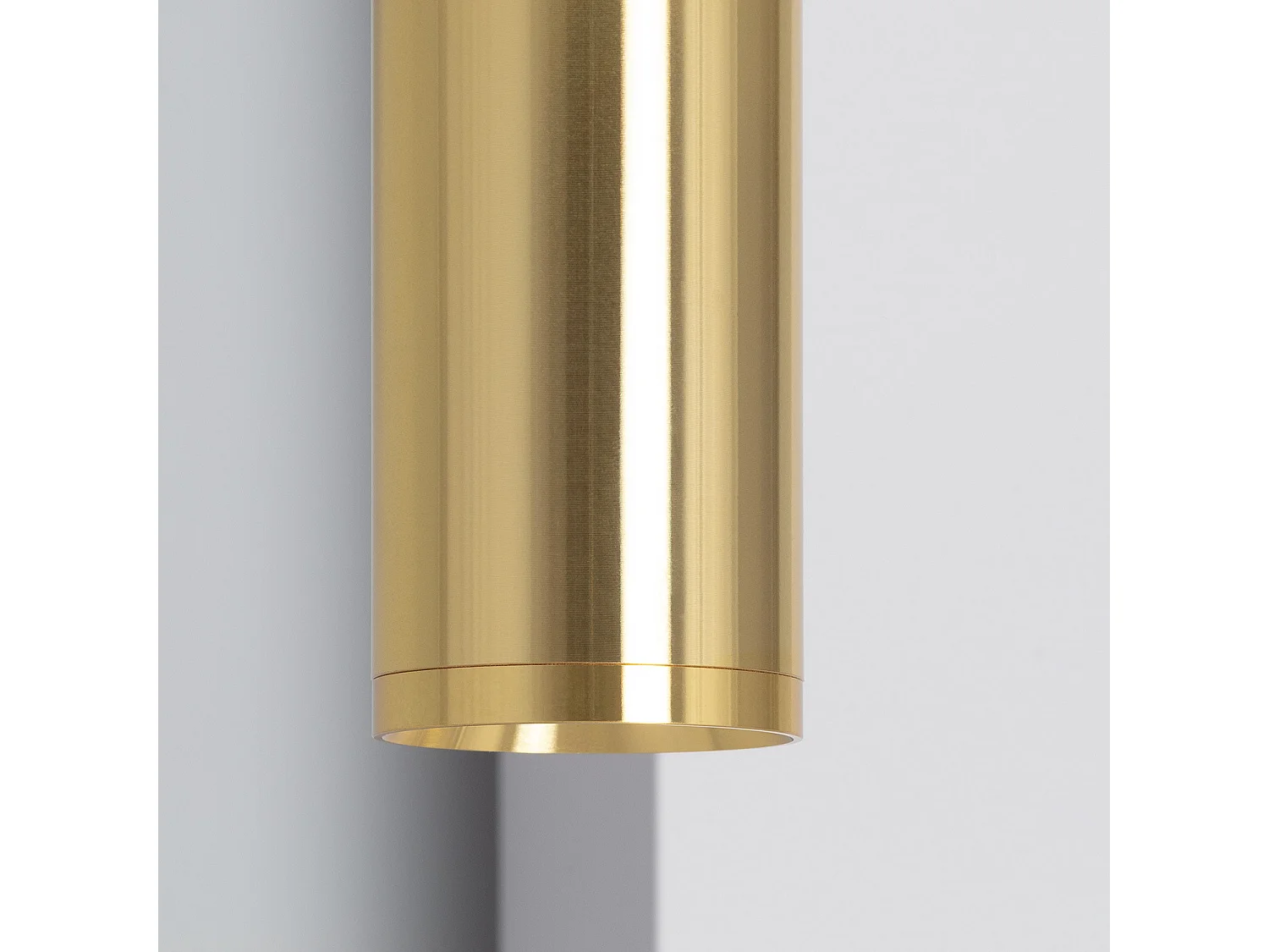 Spot à Douille Aluminium Quartz pour Ampoule GU10 Doré