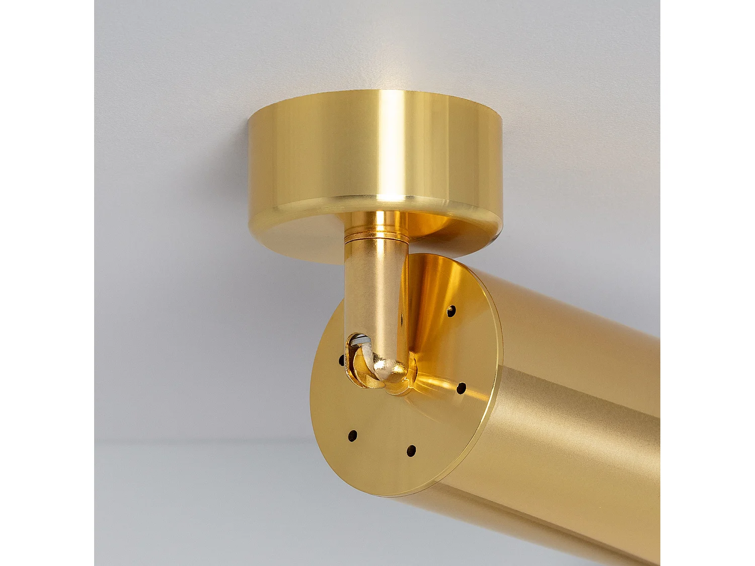 Spot à Douille Aluminium Quartz pour Ampoule GU10 Doré