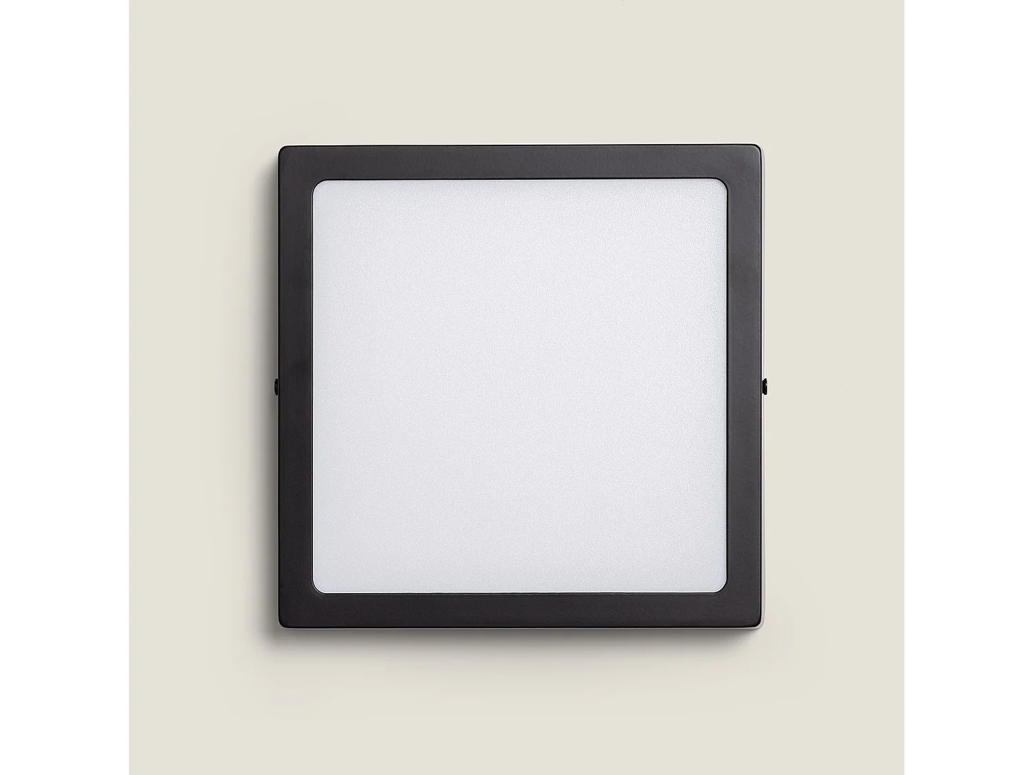 Plafoniera LED 18W Quadrata Aluminio 210x210 mm Slim CCT Selezionabile Galán SwitchDimm Nero