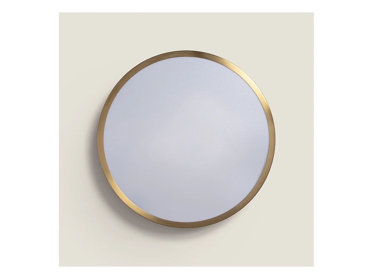 Plafonnier LED Rond Métal 18W CCT Sélectionnable Haydn Ø300 mm Doré