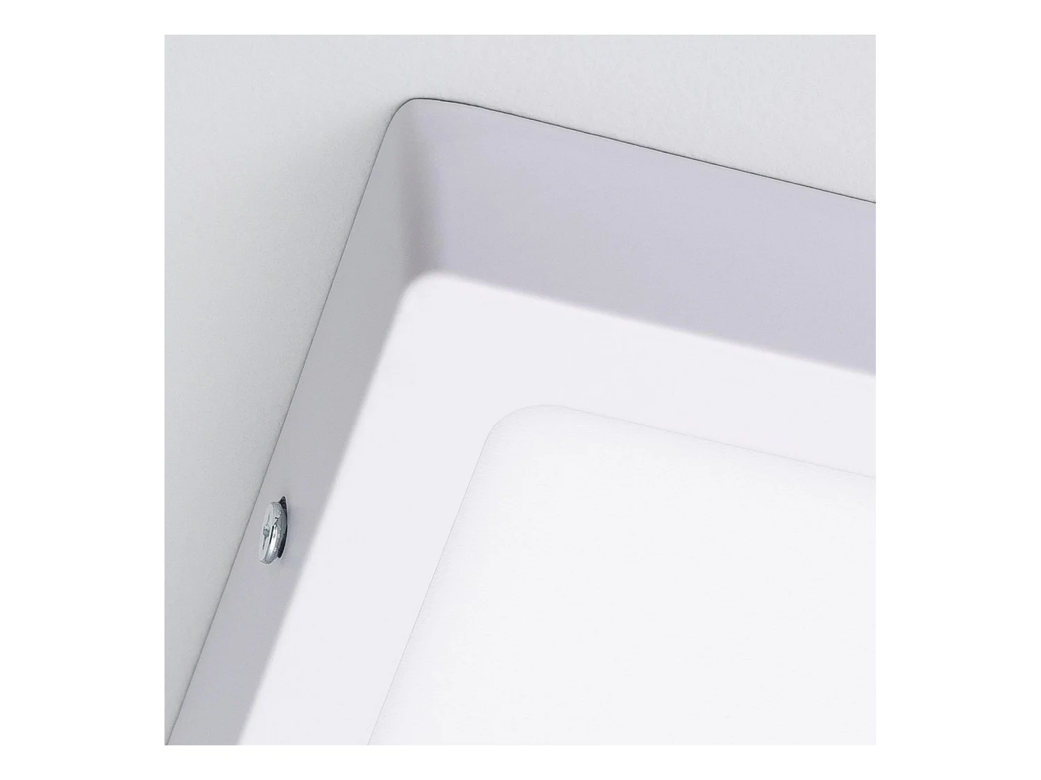 Plafoniera LED 6W Quadrato Alluminio 105x105 mm Slim CCT Selezionabile Galán SwitchDimm Bianco