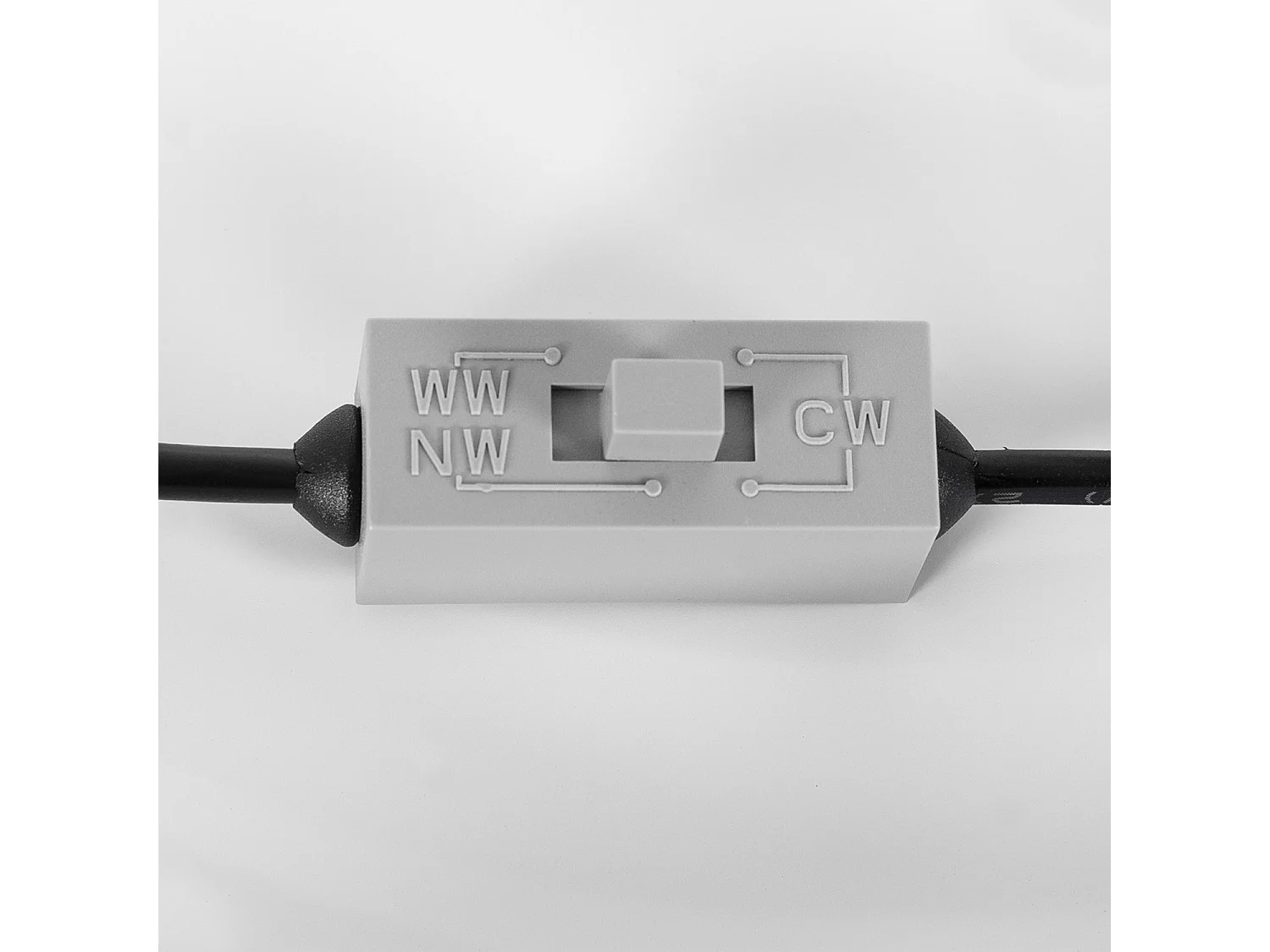 Plafón LED 24W Cuadrado Aluminio 280x280 mm Slim CCT Seleccionable Galán SwitchDimm Negro