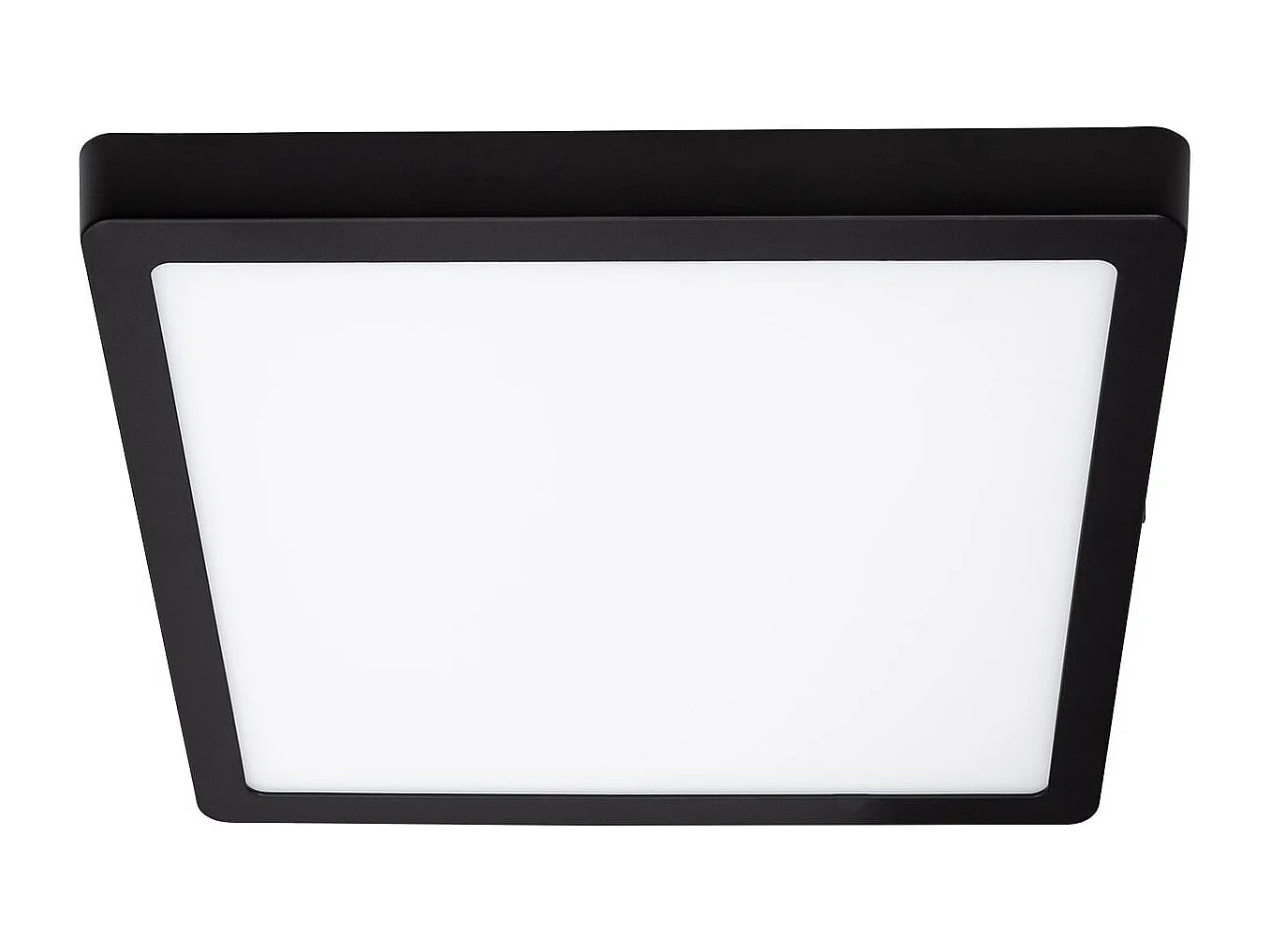 Plafón LED 24W Cuadrado Aluminio 280x280 mm Slim CCT Seleccionable Galán SwitchDimm Negro