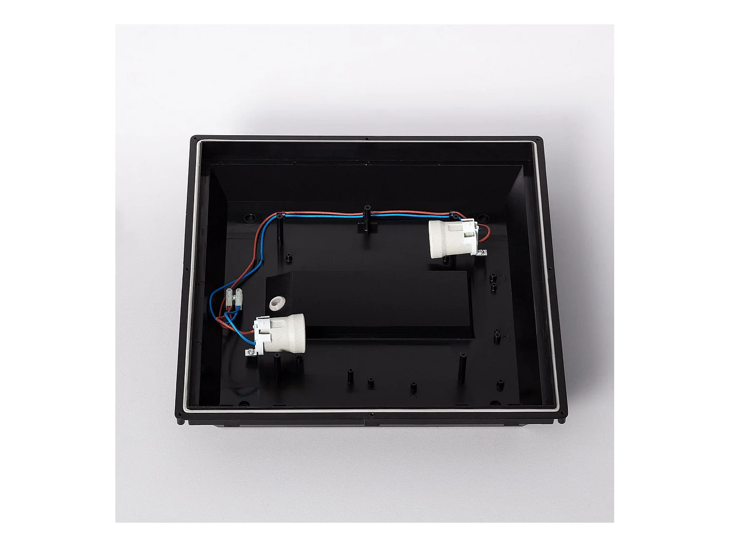 Plafonnier Extérieur Carré Julius IP65 Noir