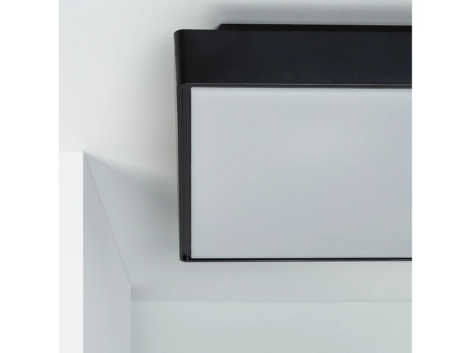 Plafón Cuadrado para Exterior IP65 Julius Negro