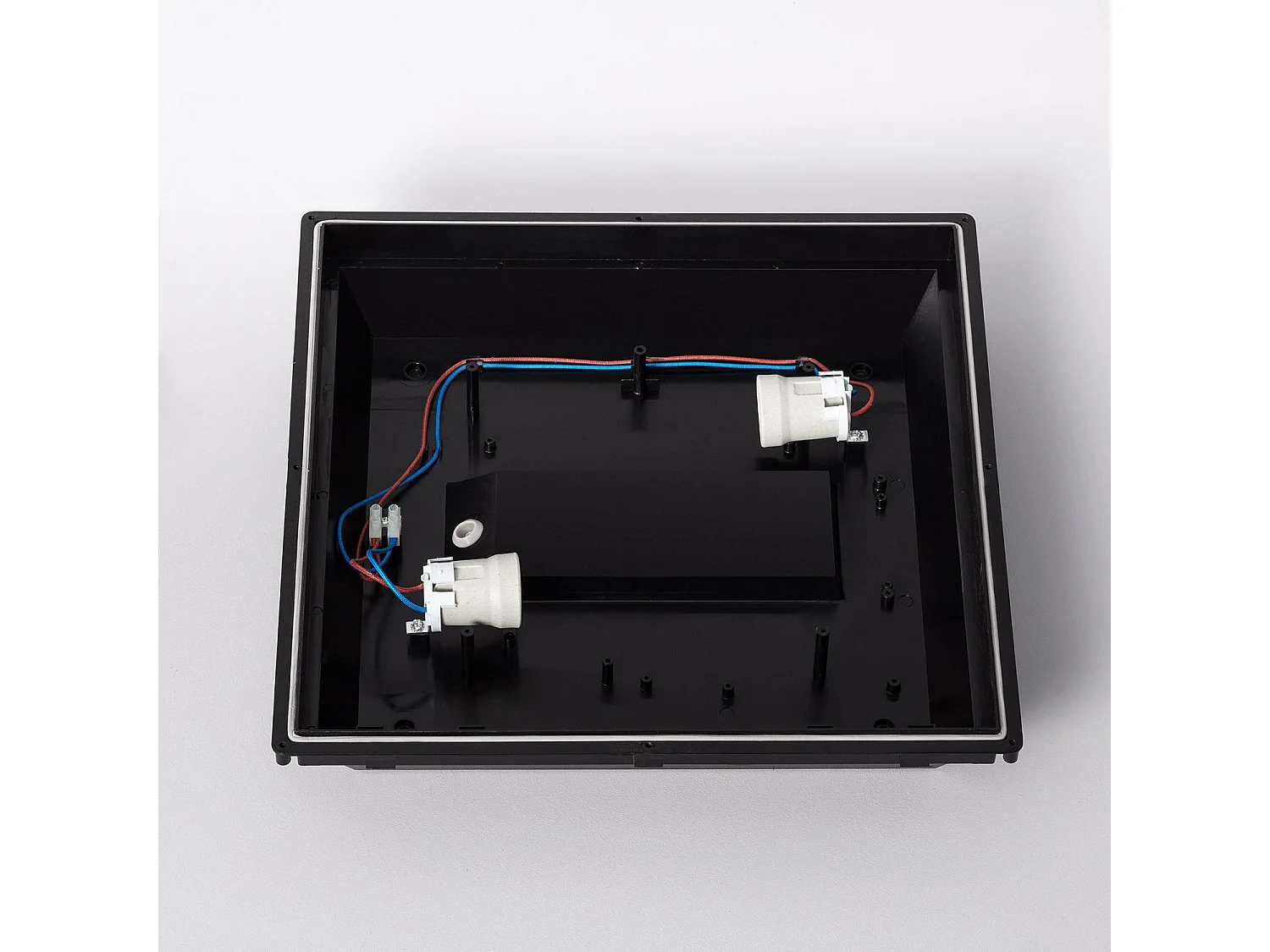 Plafón Cuadrado para Exterior IP65 Julius Negro