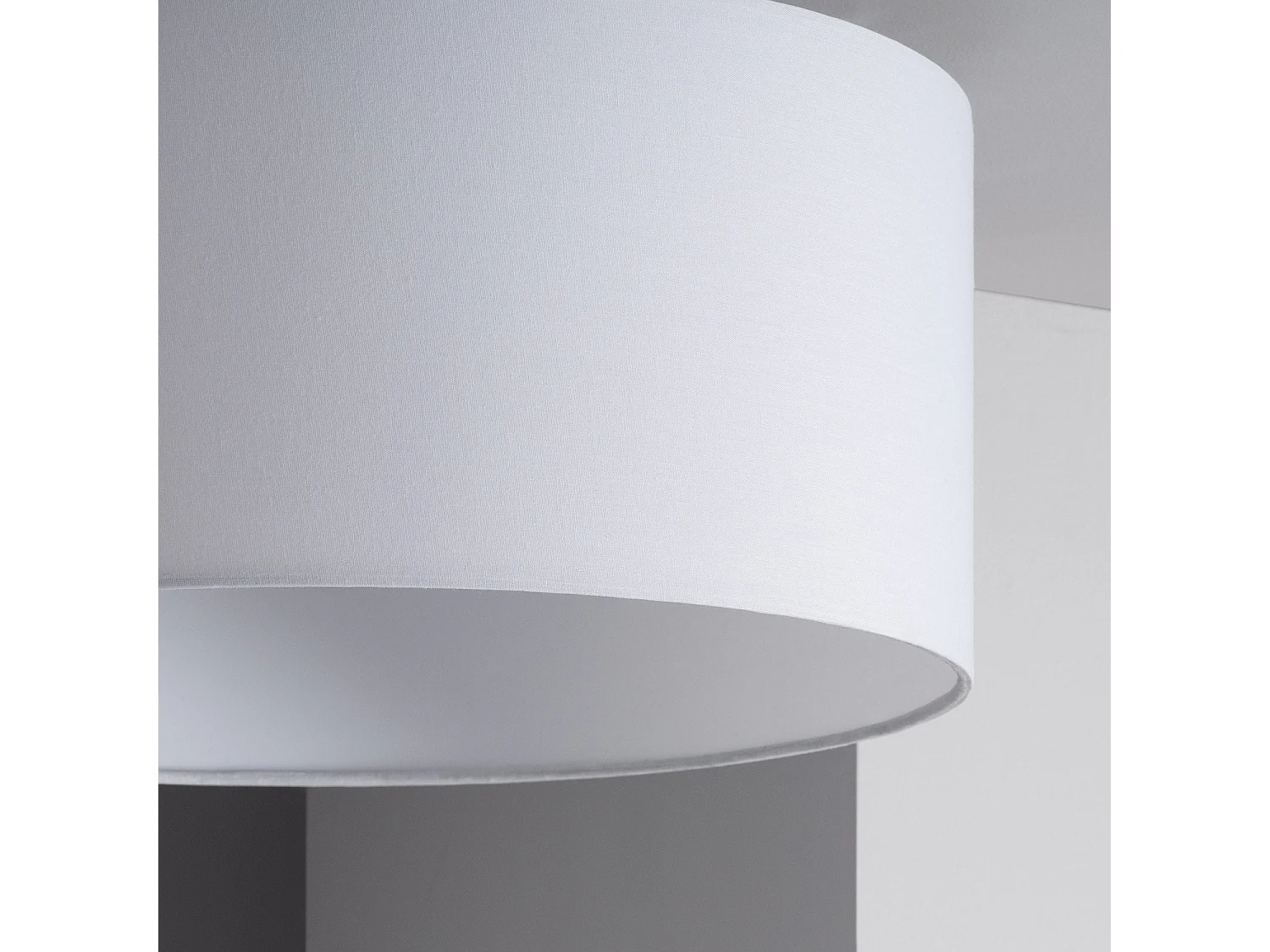 Plafón Circular Tela Ø400 mm Zani Blanco