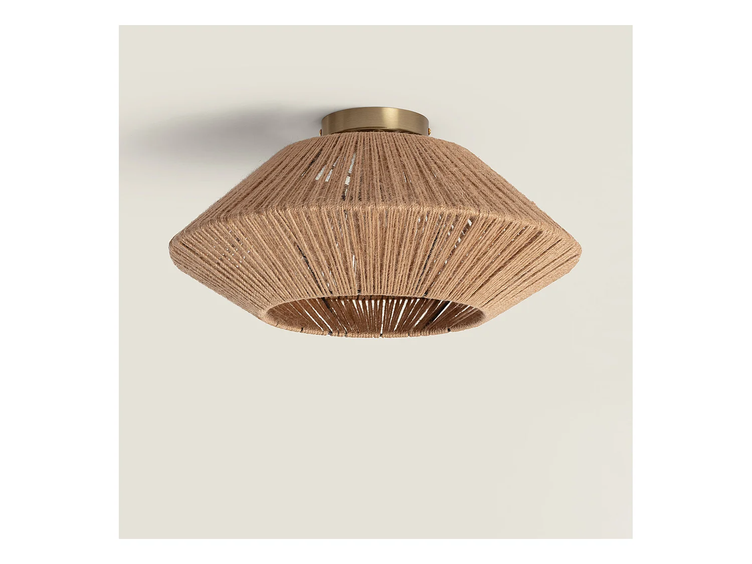 Plafonnier Corde Naturelle  Big Moksha  Naturel