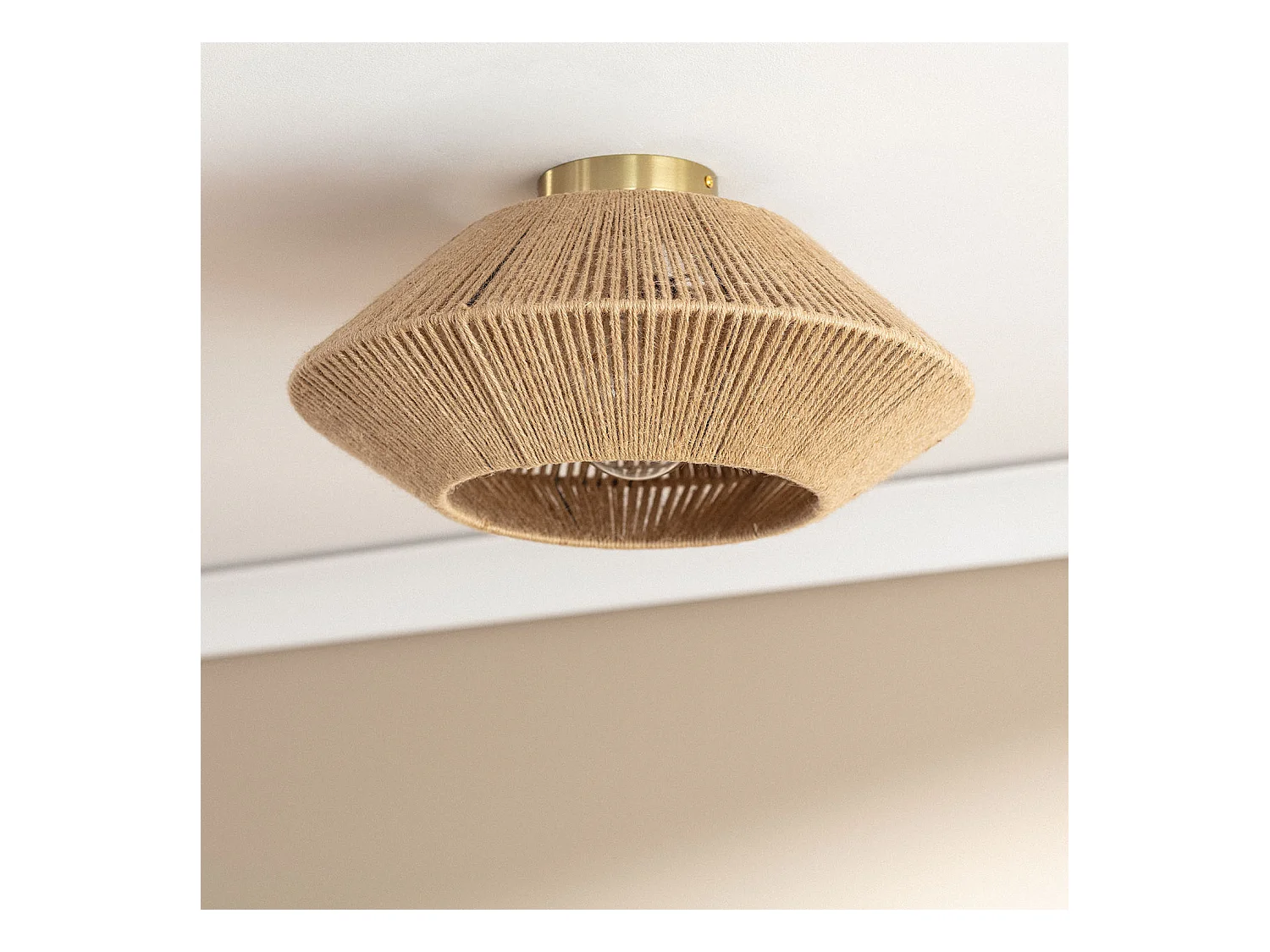 Plafonnier Corde Naturelle  Big Moksha  Naturel