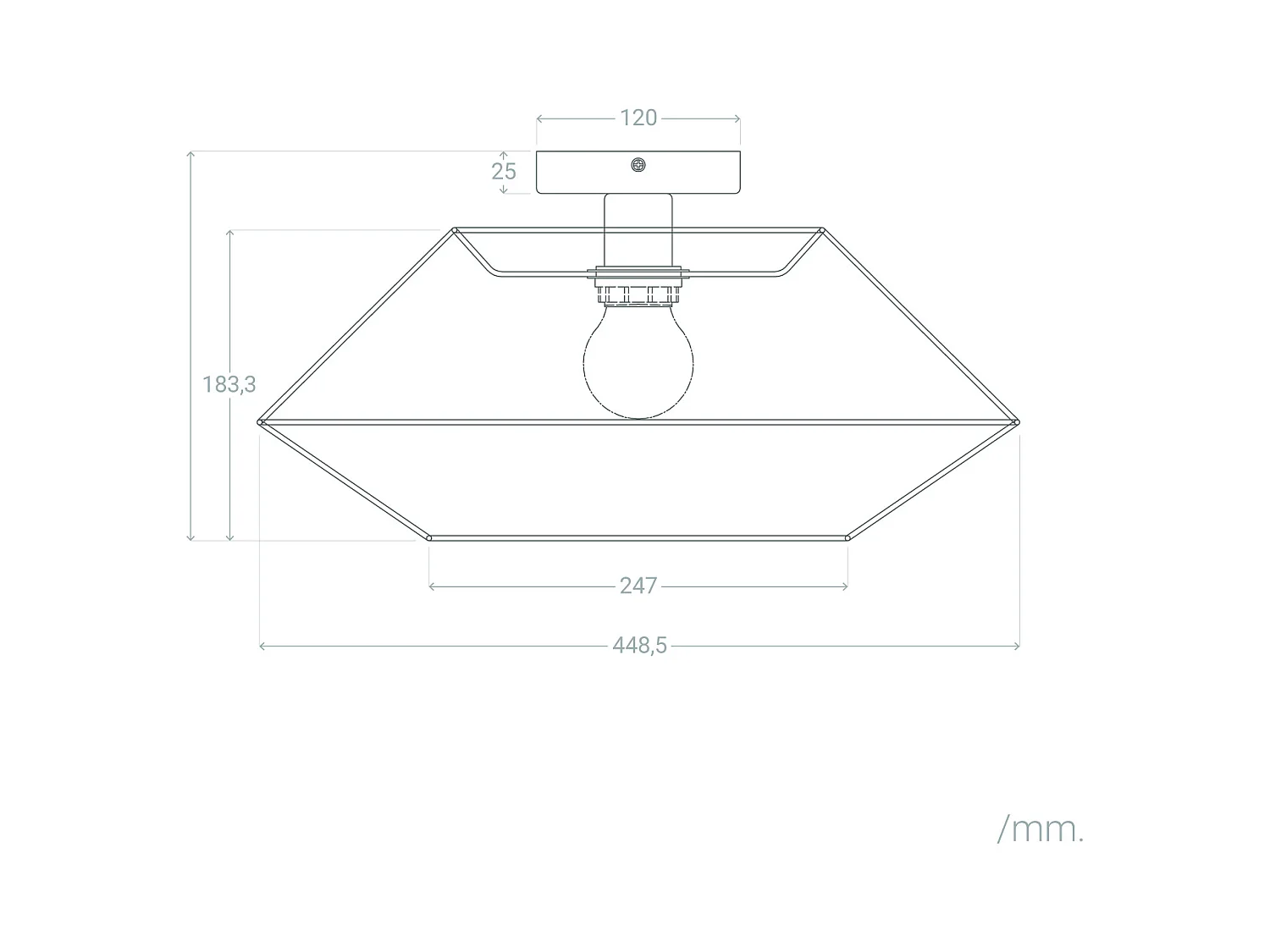 Plafonnier Corde Naturelle  Big Moksha  Naturel