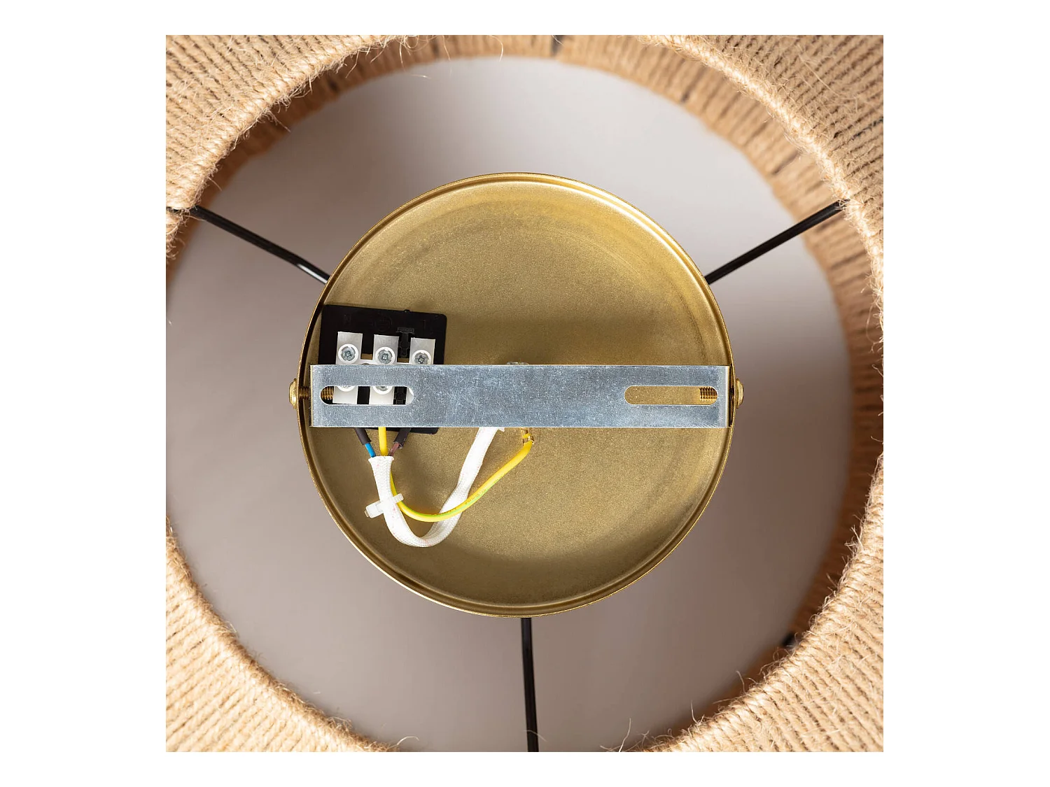 Plafonnier Corde Naturelle  Big Moksha  Naturel