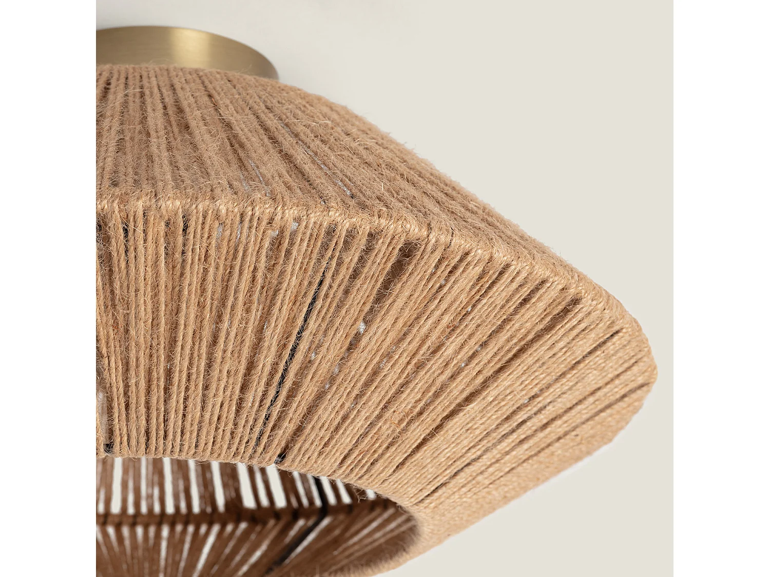 Lampada da Soffitto Corda Naturale Big Moksha Naturale