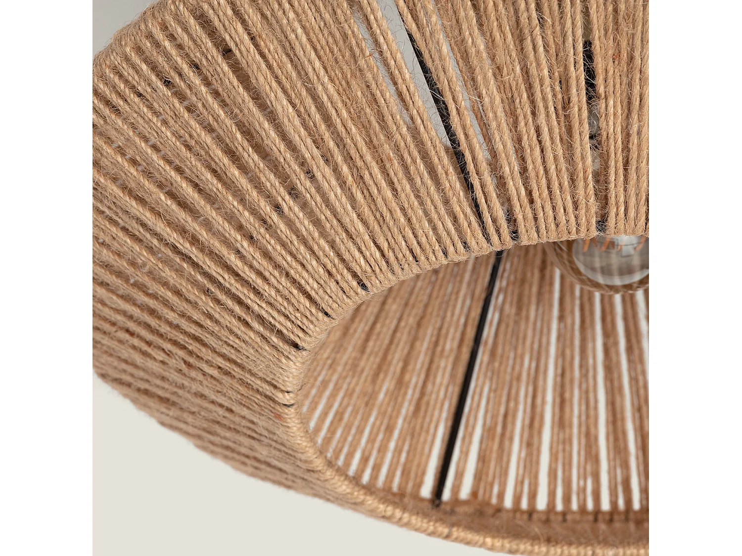 Lampada da Soffitto Corda Naturale Big Moksha Naturale