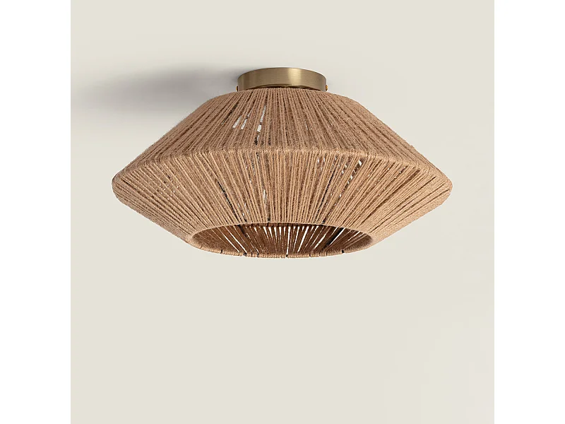 Plafonnier Corde Naturelle  Big Moksha  Naturel