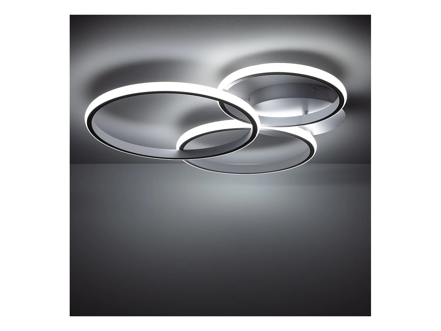 Plafonnier LED 31W Métal Big Eklips Berno  4000K Blanc neutre