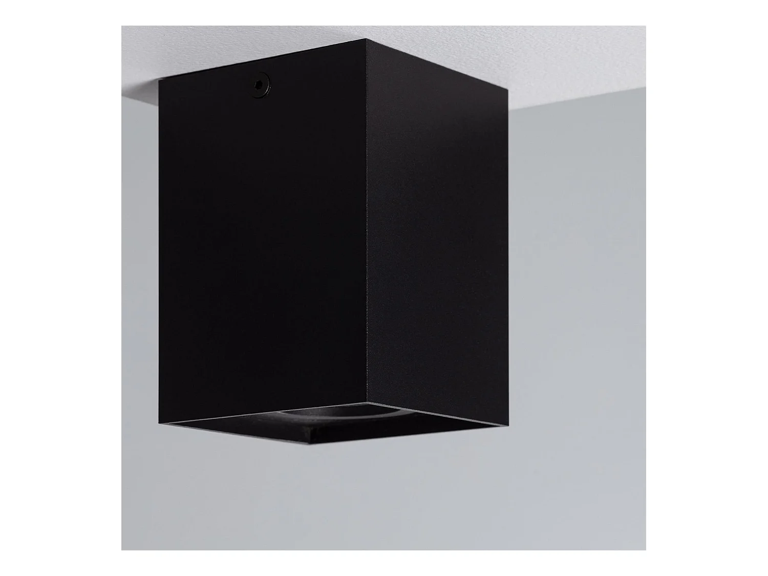 Aplique de Techo Aluminio Jaspe Negro Negro