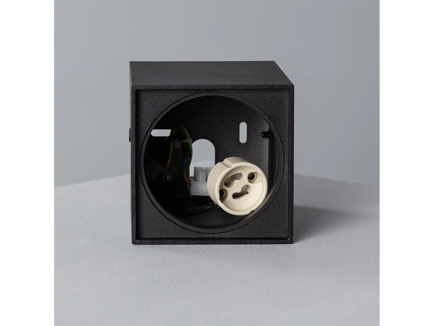 Plafonnier Aluminium Jaspe Noir Noir