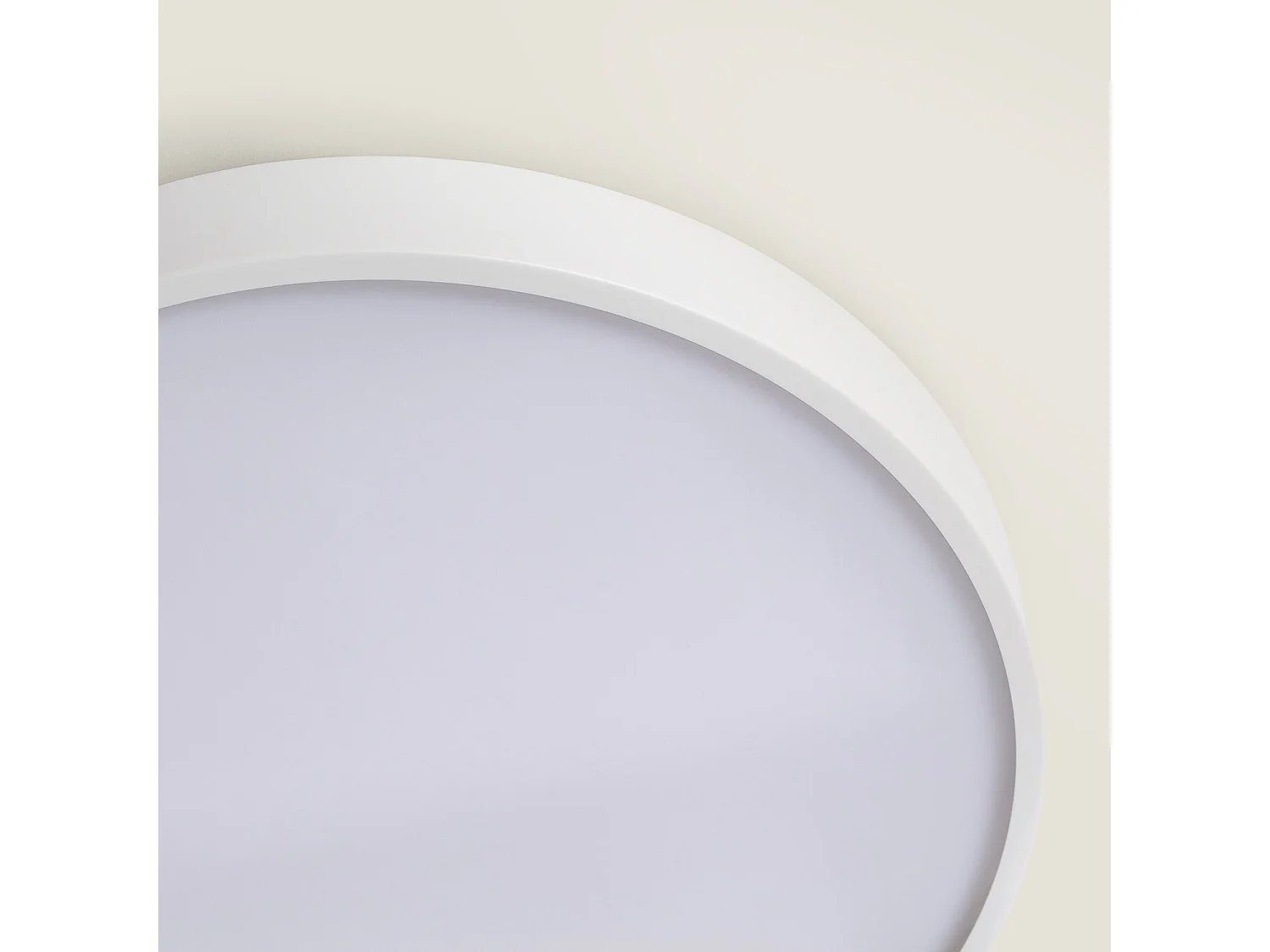 Plafoniera LED 30W Circolare Metallo Ø400 mm CCT Selezionabile Hidria Bianco