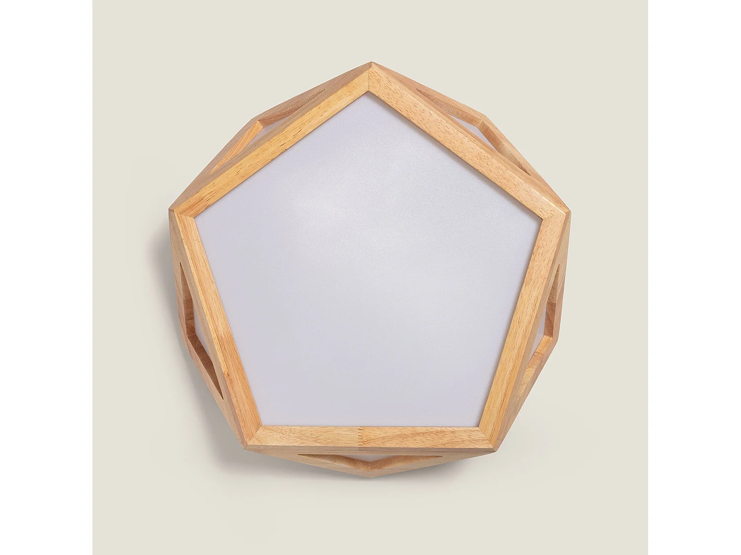 Plafonnier LED Bois CCT Sélectionnable Altigen 20W Bois