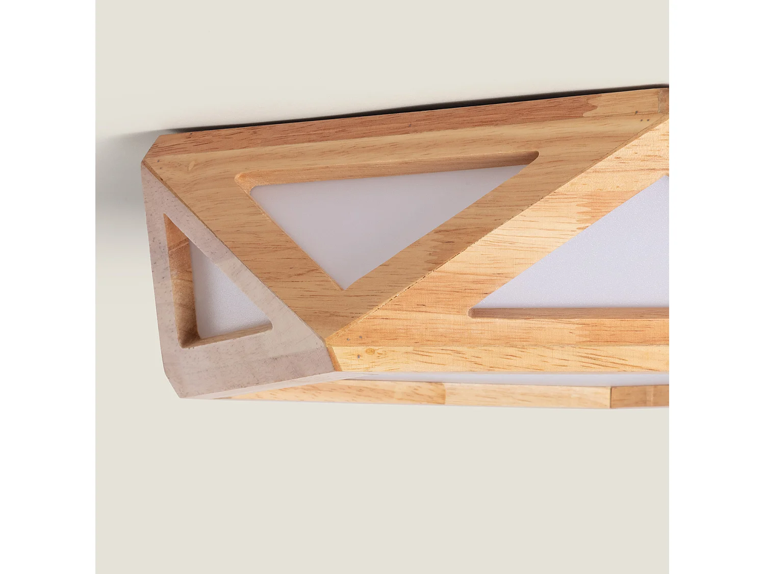 Plafonnier LED Bois CCT Sélectionnable Altigen 20W Bois