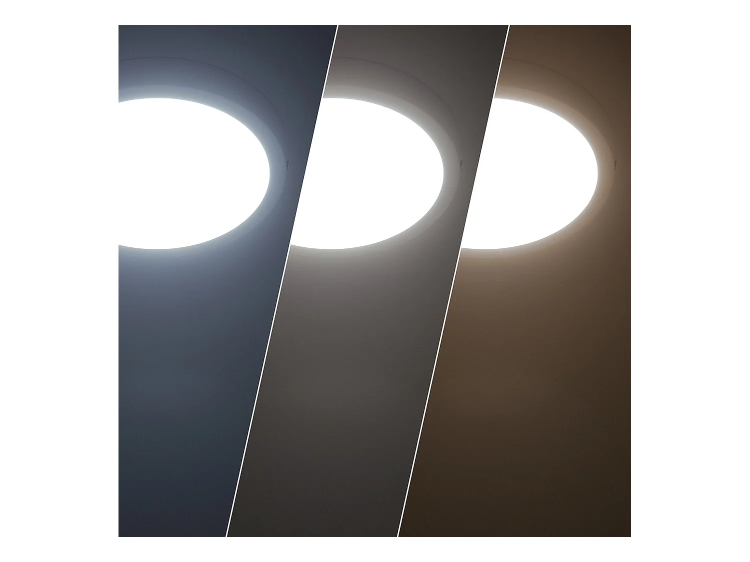 Plafón LED 18W Circular Aluminio Ø210 mm Slim CCT Seleccionable Galán SwitchDimm Blanco