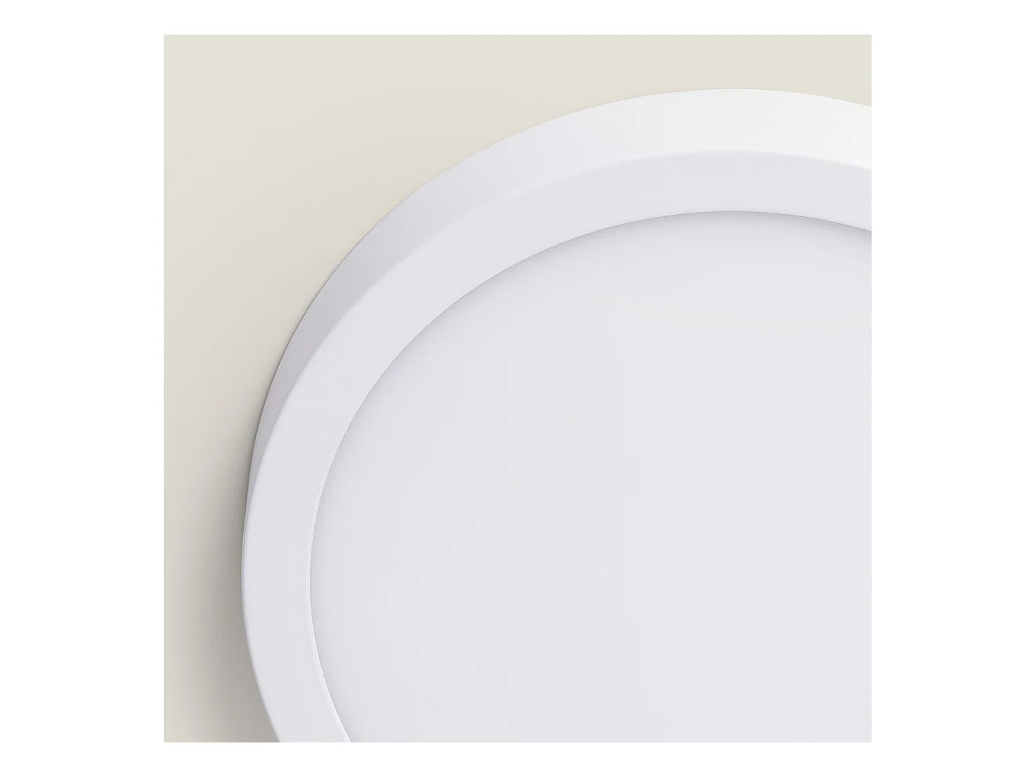 Plafón LED 18W Circular Aluminio Ø210 mm Slim CCT Seleccionable Galán SwitchDimm Blanco