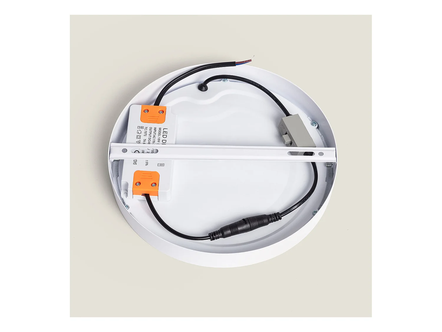 Plafón LED 18W Circular Aluminio Ø210 mm Slim CCT Seleccionable Galán SwitchDimm Blanco