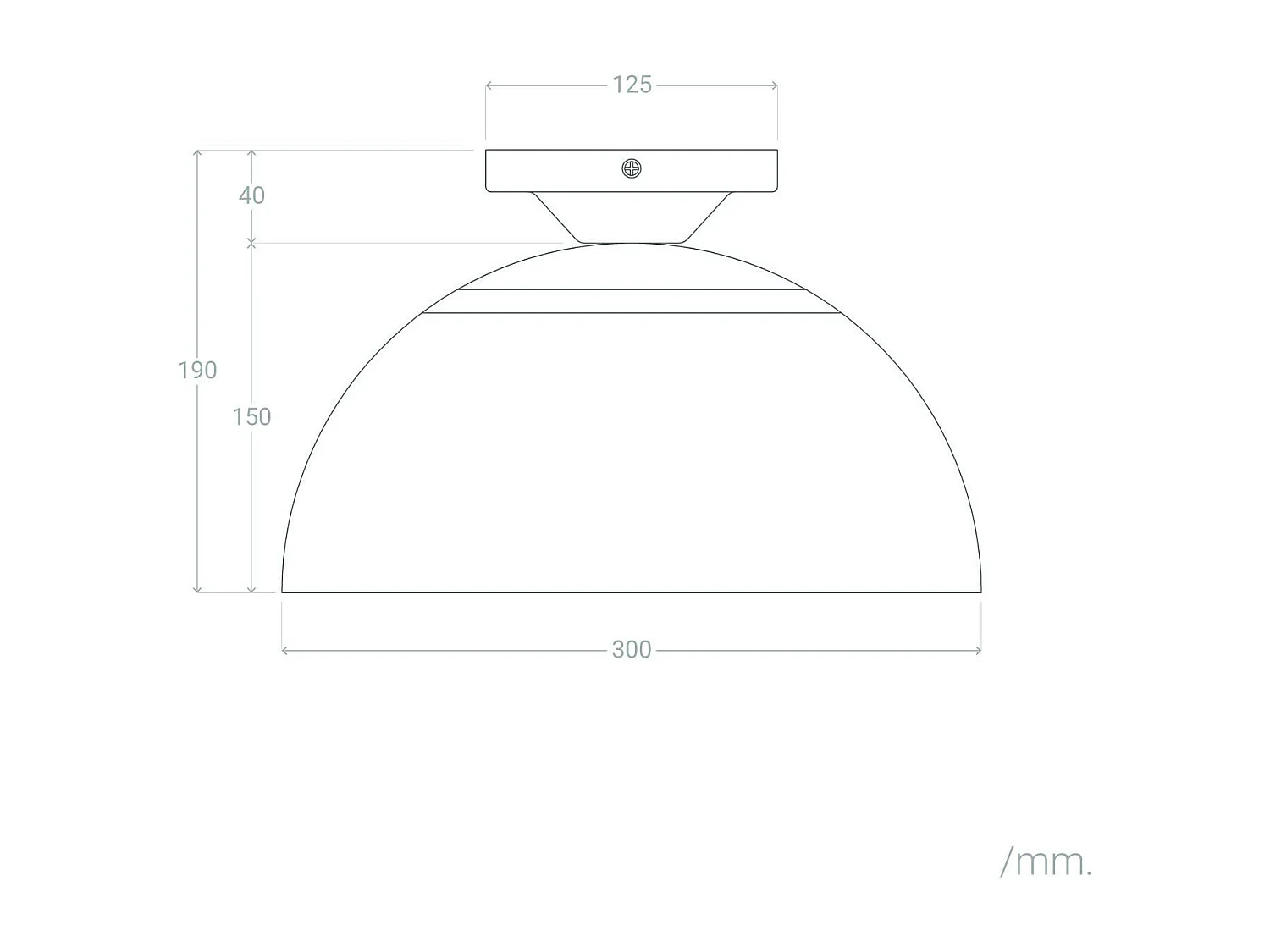 Lámpara de Techo Aluminio Deméter Blanco