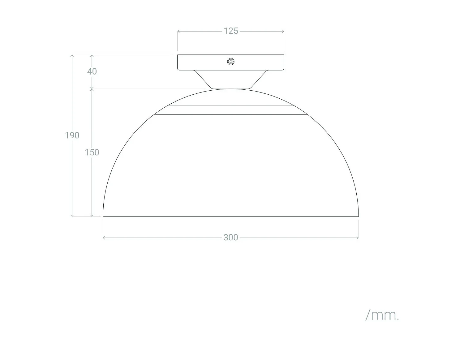 Plafonnier Aluminium Deméter Blanc