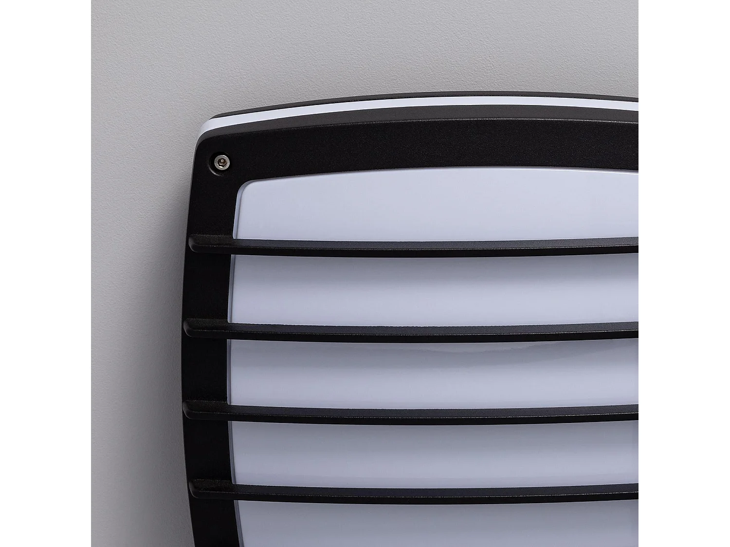 Plafón Cuadrado Aluminio para Exterior 300x300 mm Domia Negro