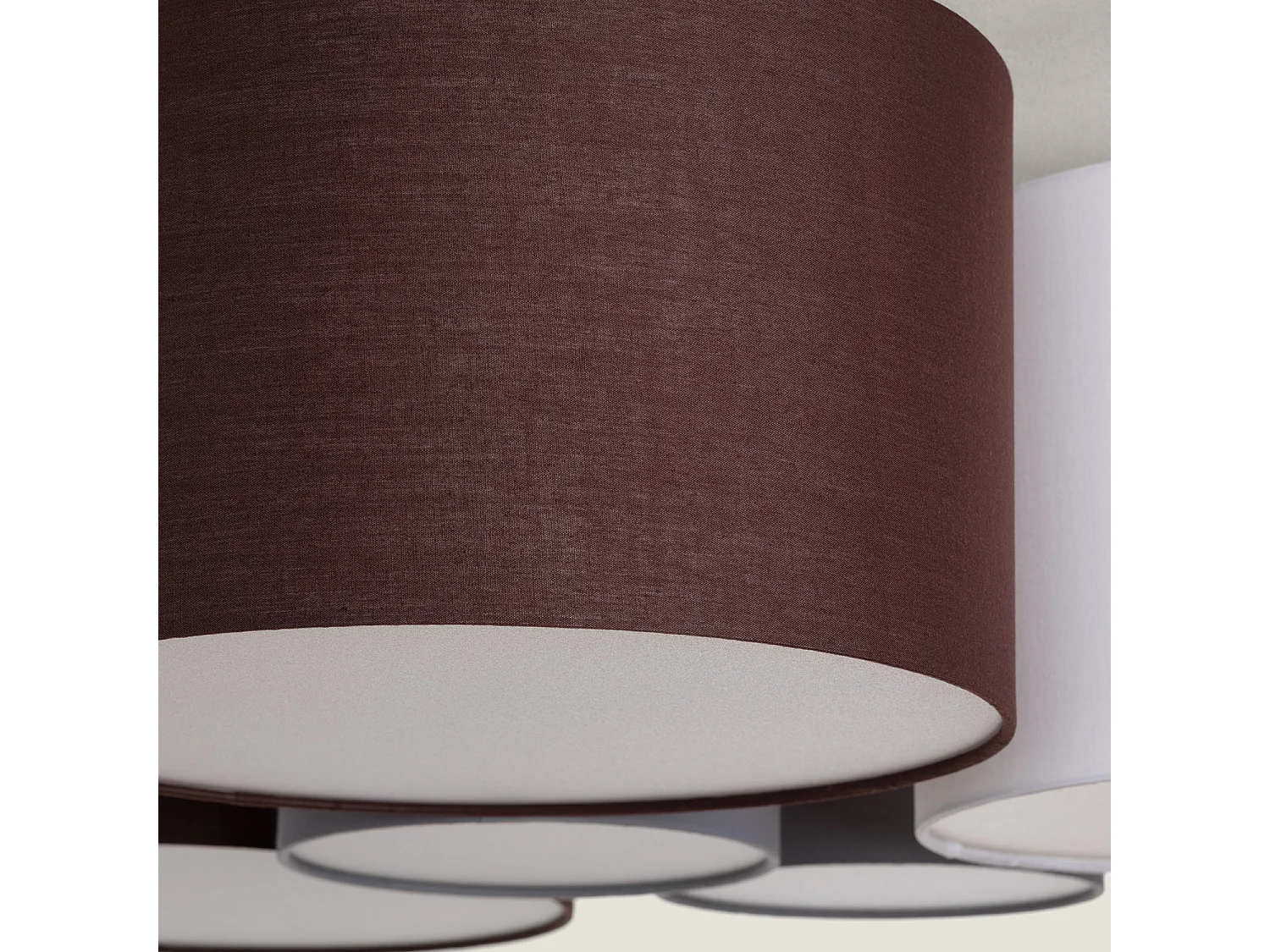 Plafonnier Rond Tissu Tallabo Multicolore