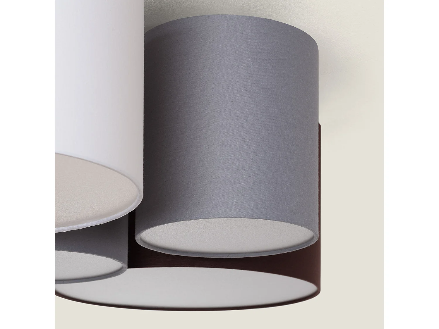 Plafonnier Rond Tissu Tallabo Multicolore