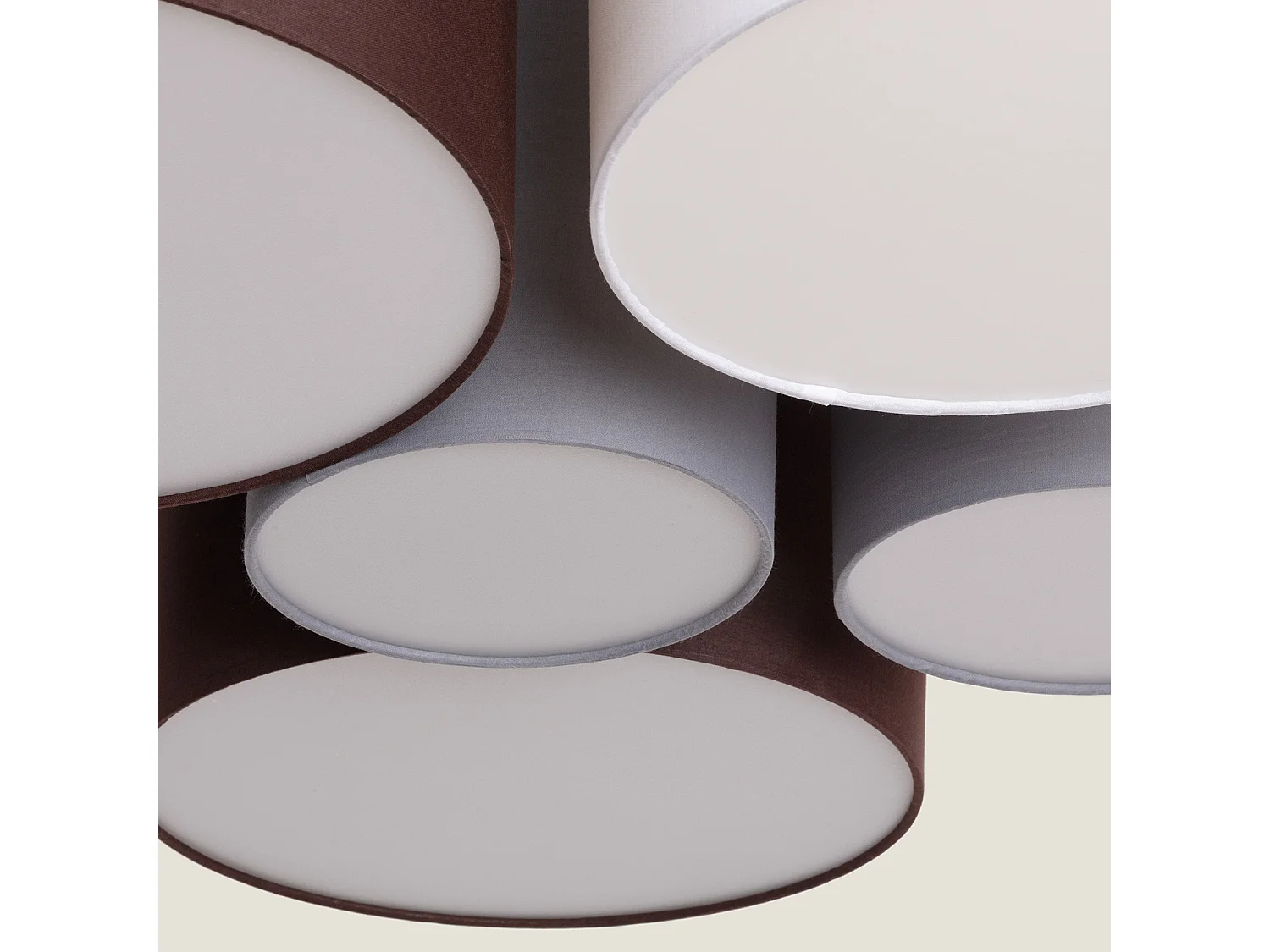 Plafonnier Rond Tissu Tallabo Multicolore