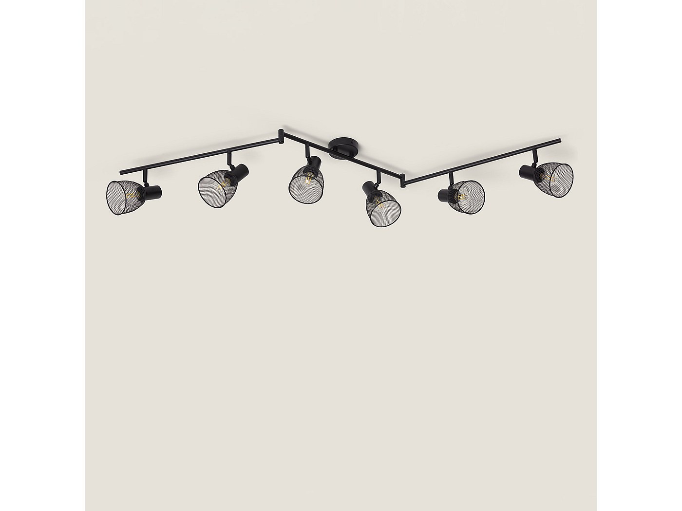 CONTRADA 243.02 Lampada da soffitto orientabile in metallo By Il Fanale
