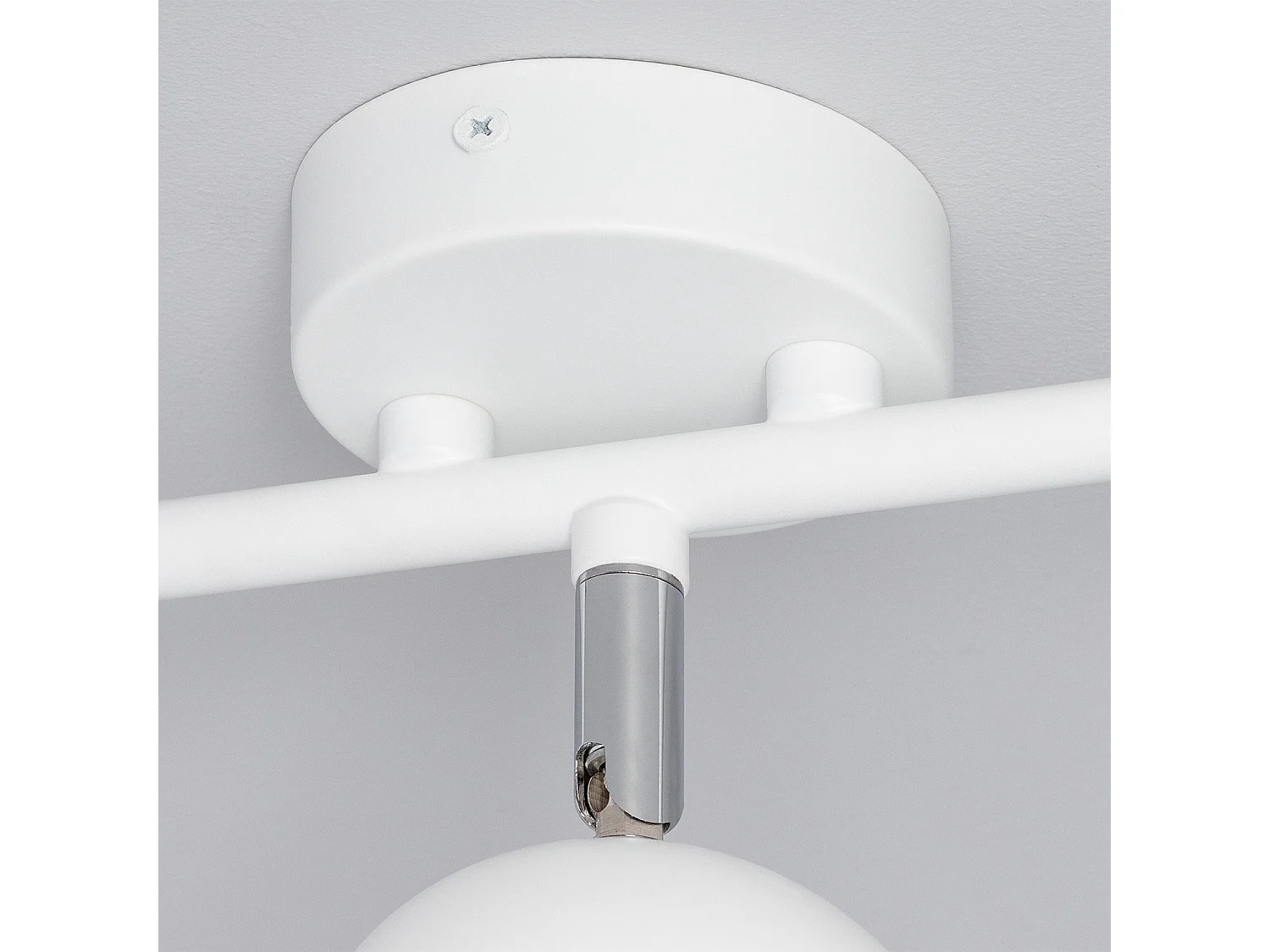 Plafonnier Orientable Aluminium Ates 3 Spots  Blanc